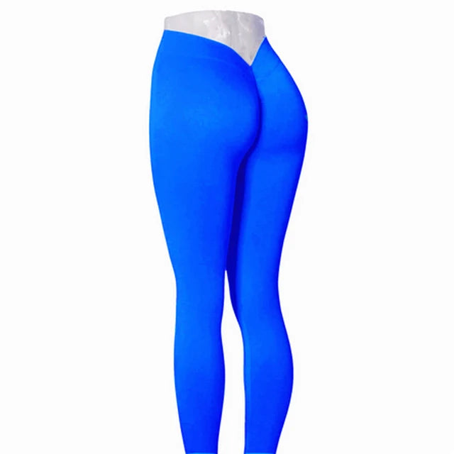 Nylon V Back Yoga Pants