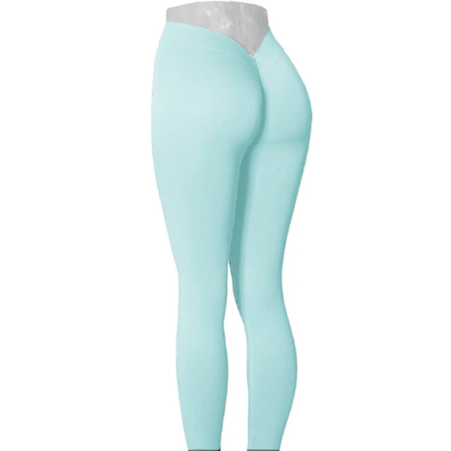 Nylon V Back Yoga Pants