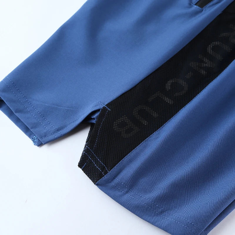 Men Patchwork Training Shorts