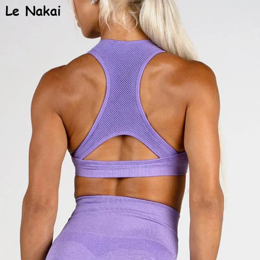 Seamless High Impact Sports Bra