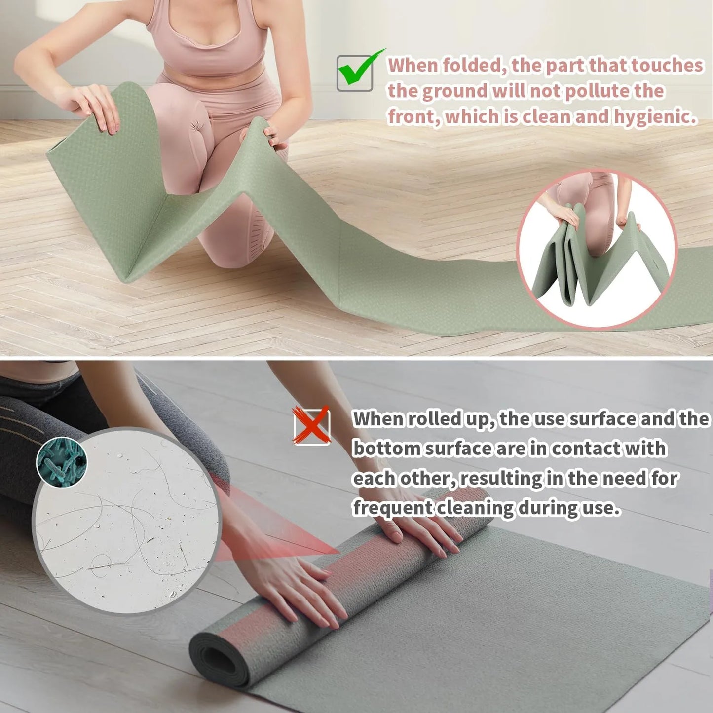 Foldable Thick Yoga Mat