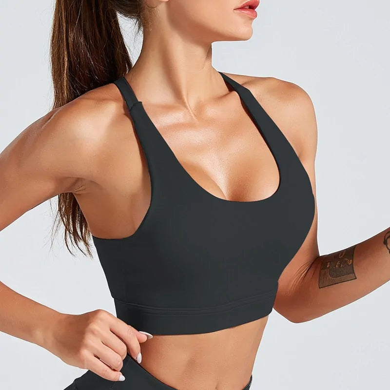 Cross-Back Sports Bra