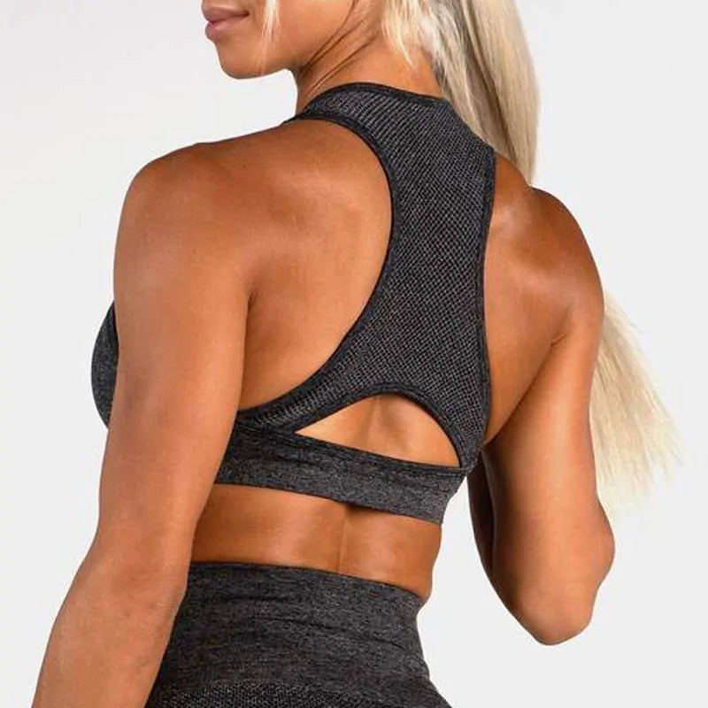 Seamless High Impact Sports Bra