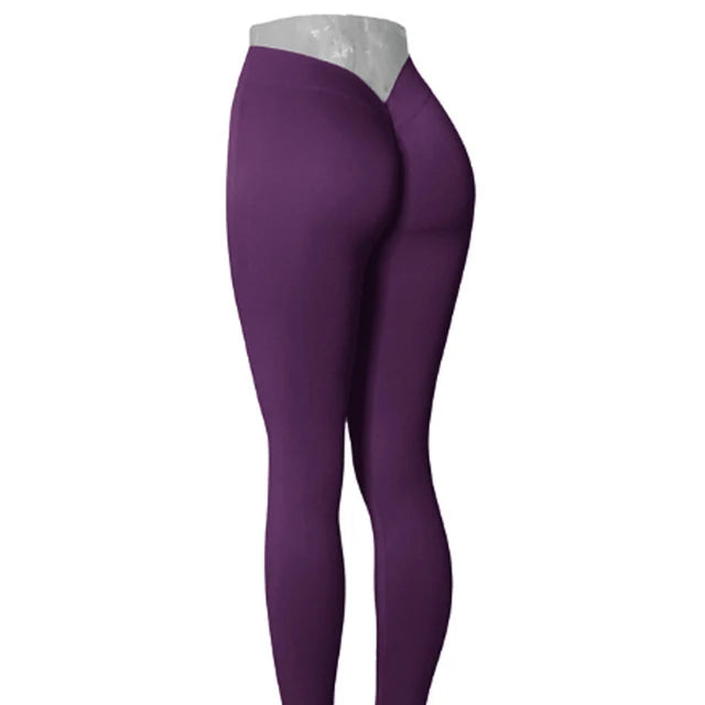 Nylon V Back Yoga Pants