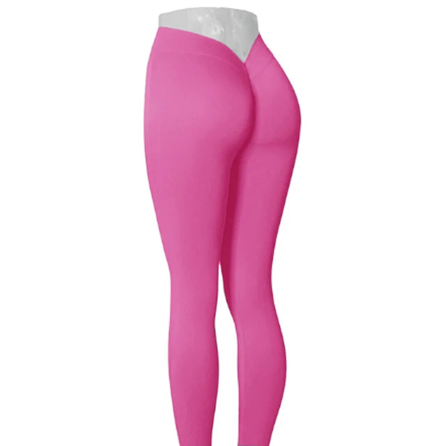 Nylon V Back Yoga Pants